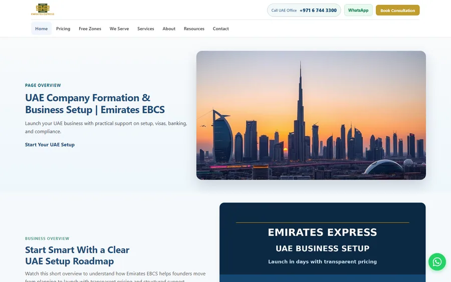 Emirates EBCS project visual